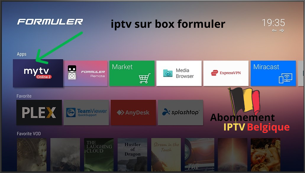 iptv sur box formuler