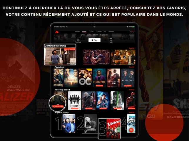 abonnement iptv sur ios avec iptvx