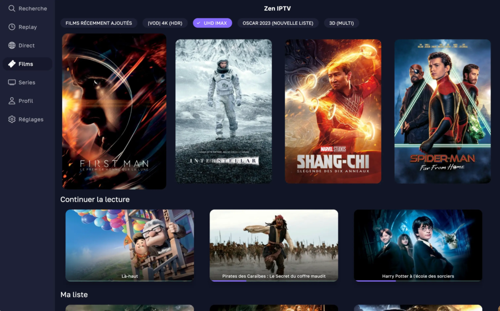 abonnement iptv sur ios avec zeniptv